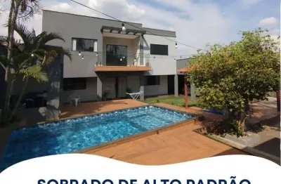 Sobrado alto padrão 5qts sendo 4 suítes loc. No jd nova goiânia - goiânia