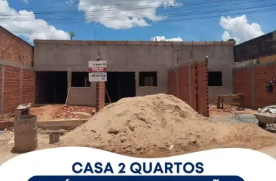 Casa 2 quartos uma suíte localizada no recanto das minas gerais - goiânia