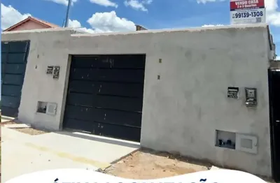 Casa 2 quartos, sendo um suíte no residencial hebrom - goiânia