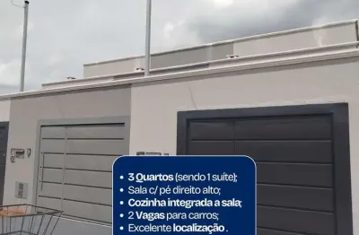 Casa 3 quartos sendo uma suíte localizada no rec das minas gerais - goiânia