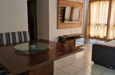 Apartamento mobiliado no edificio aquabrasil para locação