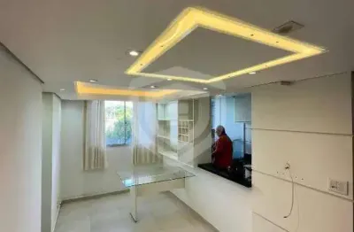 Apartamento edifício bonardi sendo dois quartos, sala americana e 1 vaga de garagem.