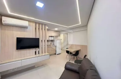 Apartamento com 1 dormitório mobiliado para alugar, 49 m² artemis residencial