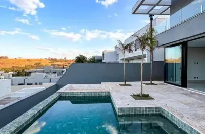 Condomínio fechado para venda em ribeirão preto, alphaville - bonfim, 4 dormitórios, 4 suítes, 6 banheiros