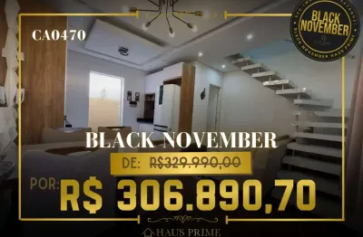 Casa à venda em cotia, chácara rincão, com 2 quartos, com 49 m², residencial atenas