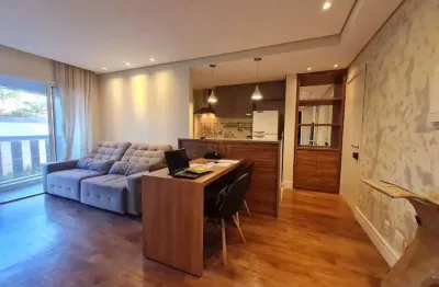Novare - apartamento mobiliado com 50m², 1 dormitório, 1 vaga, pronto para morar