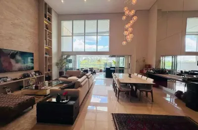 The lake gramercy park - apartamento mobiliado com 397m², 4 suítes, piscina, chu