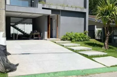 Alphaville 4 - casa com 315m², 4 dorms (4 suítes), 4 vagas, área gourmet e pront