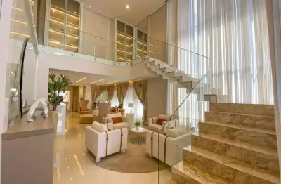Casa com 4 dormitórios à venda, 440 m² por r$ 4.800.000,00 -  alphaville - santa