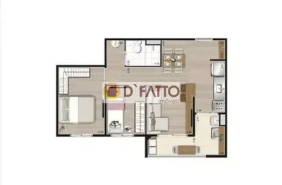 Apartamento com 2 dormitórios à venda, 47 m² por r$ 425.000 - vila das bandeiras - guarulhos/sp