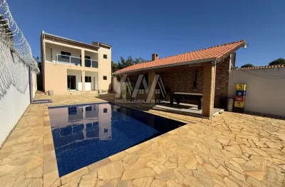 Chácara para venda em araçoiaba da serra, recanto ipanema do meio, 2 dormitórios, 1 suíte, 3 banheiros, 6 vagas