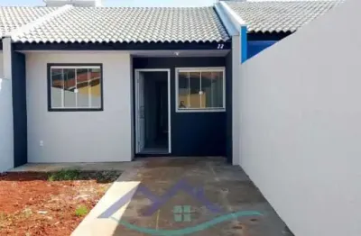 Casa com 2 quartos à venda na rua anna eliza zanon, nova rússia, ponta grossa, 50 m2 por r$ 175.000