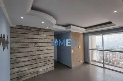 Apartamento com 2 dormitórios para alugar, 49 m² por r$ 2.424,43/mês - ponte grande - guarulhos/sp