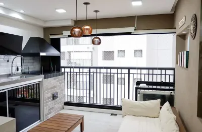 Apartamento a venda no piscine pronto para mudar com varanda gourmet