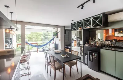 Maravilhoso apartamento a venda em alphaville com 2 dormitórios e vista para a mata