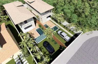 Casa de luxo em corais do arraial - porto seguro: 03 dormitórios, 180m², 3 suítes, 4 banheiros - venda por r$ 1.750.000