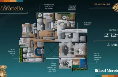 Torre Maranello - Entre Diogo Móia e Bernal do Couto - Seu 4 Suites no Umarizal
