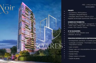 Torre noir – 2 suítes, 2 vagas e lazer completo na rua curuçá