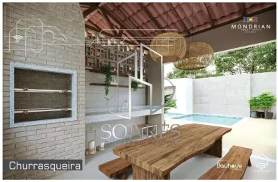 Mondrian smart house casa com 3 suítes e lazer completo em belém
