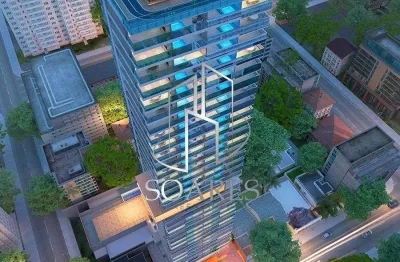 More no w fifty batista campos – apartamento de 1 quarto com varanda gourmet em belém