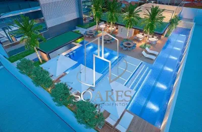 W fifty batista campos – oportunidade: 53m², 1 quarto e varanda gourmet em condomínio moderno