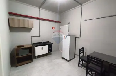 Excelente kitnet mobiliada para locação na r. joão papa xxiii/mauá