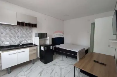 Excelente kitnet mobiliado para locação/av. dom josé gaspar