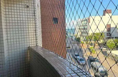 Apartamento beira mar com 3 dormitórios à venda, 104 m² por r$ 550.000 -  bessa - joão pessoa/pb