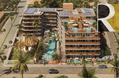 Apartamento com 2, 3 e 4 dormitórios à venda, 77 m² por r$ 1.100.000 - praia formosa - joão pessoa/pb
