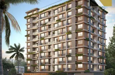 Apartamento com 1, 2 dormitório à venda, 56 m² por r$ 430.000 - intermares - cabedelo/pb