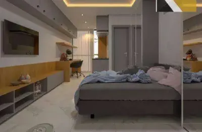 Apartamento flat com 1 dormitório à venda, 22 m² por r$ 209.000 - intermares - cabedelo/pb - joão pessoa