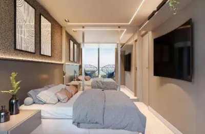 Apartamento flat com 1 dormitório à venda, 25 m² por r$ 548.000 - tambaú - joão pessoa/pb