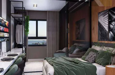 Apartamento flat com 1 dormitório à venda, 20 m² por r$ 320.000 - jardim oceania - joão pessoa/pb