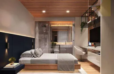 Apartamento flat com 1 e 2 dormitório à venda, 29 m² por r$ 455.000 - tambaú - joão pessoa/pb