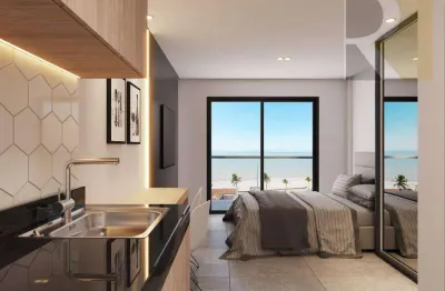 Flat com 1 dormitório à venda, 25 m² por r$ 419.000,00 - manaíra - joão pessoa/pb