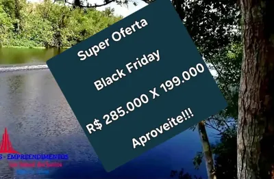 Imperdível!!! r$ 285.000 x 199.000 área 864m2 com rio e acesso ao mar