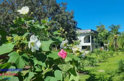 Oportunidade!!! belíssima chácara com triplex e acesso ao rio guaraguaçu pr