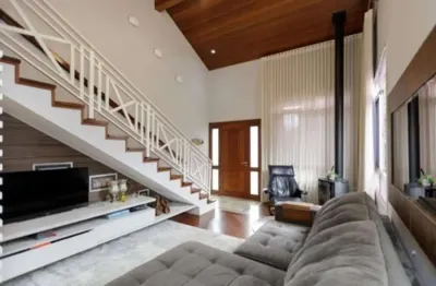 Casa em condomínio fechado com 4 quartos à venda na rua carlos benato, 795, santa felicidade, curitiba, 320 m2 por r$ 2.000.000