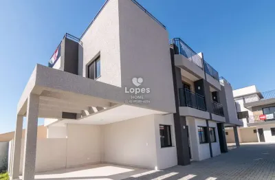 Casa em condomínio fechado com 3 quartos à venda na rua benjamin mion, 277, santa felicidade, curitiba, 126 m2 por r$ 755.000