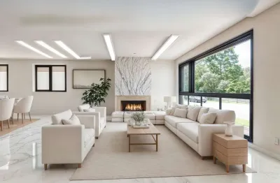 Casa em condomínio fechado com 3 quartos à venda na rua luiz tramontin, 1650, campo comprido, curitiba, 354 m2 por r$ 2.500.000