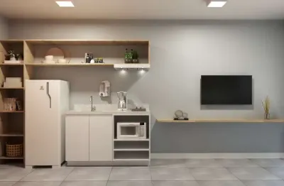 Apartamento à venda na avenida república argentina, 2195, portão, curitiba, 16 m2 por r$ 260.000