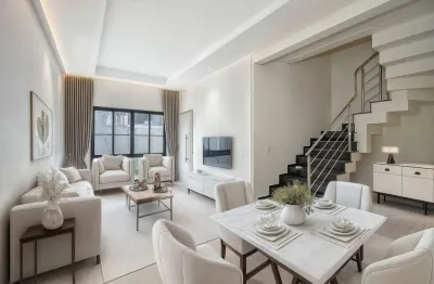 Casa em condomínio fechado com 3 quartos à venda na rua josé wosch sobrinho, 42, tingui, curitiba, 133 m2 por r$ 990.000