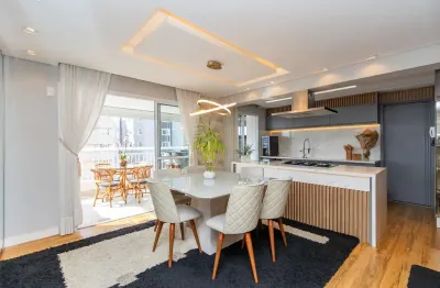 Apartamento com 3 quartos à venda na rua professora doracy cezzarino, 138, portão, curitiba, 125 m2 por r$ 1.650.000