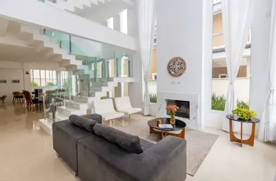 Casa em condomínio fechado com 3 quartos à venda na rua josé tomasi, 7163, santa felicidade, curitiba, 346 m2 por r$ 2.700.000