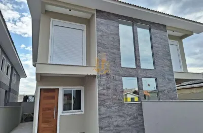 Sobrado geminado com 3 dormitórios à venda, 99,6 m²  - Praia Do Sonho (Ens Brito) - Palhoça/SC