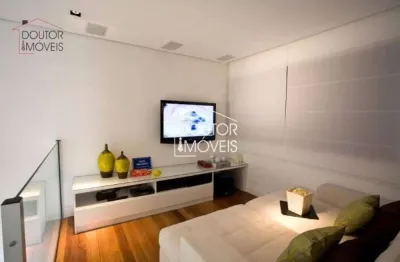 Apartamento duplex com 1 dormitório à venda, 82 m² por r$ 1.280.000,00 - chácara santo antônio (zona leste) - são paulo/sp