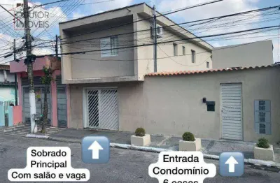 Sobrado com 2 dormitórios à venda, 417 m² por r$ 1.280.000 - vila araguaia - são paulo/sp