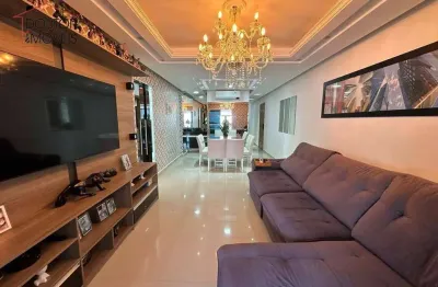 Apartamento com 4 dormitórios à venda, 194 m² por r$ 1.650.000 - tupi - praia grande/sp