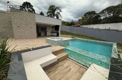 Chácara com 3 dormitórios à venda, 1000 m² por r$ 2.200.000 - vista alegre - arujá/sp