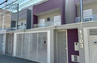 Sobrado novo à venda, 02 quartos sendo 02 suítes, 02 vagas, amplo terraço gourmet, 115 m² por R$ 805.000 - Vila Carrão - São Paulo/SP